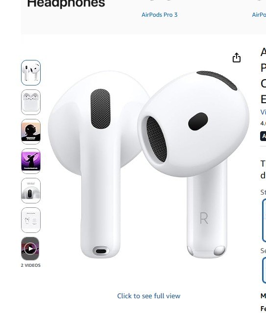AirPods 4 on Amazon USA