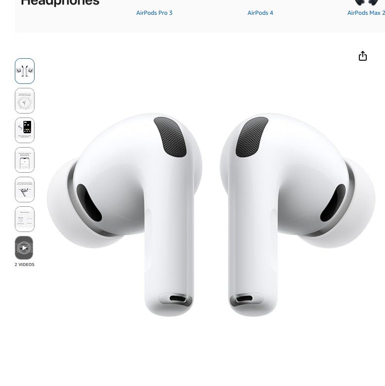 AirPods Pro 3 on Amazon USA